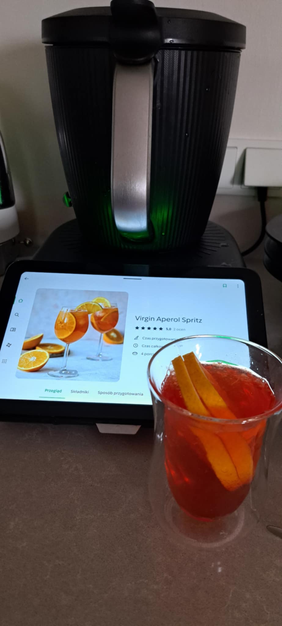 Virgin Aperol Spritz Thermomix