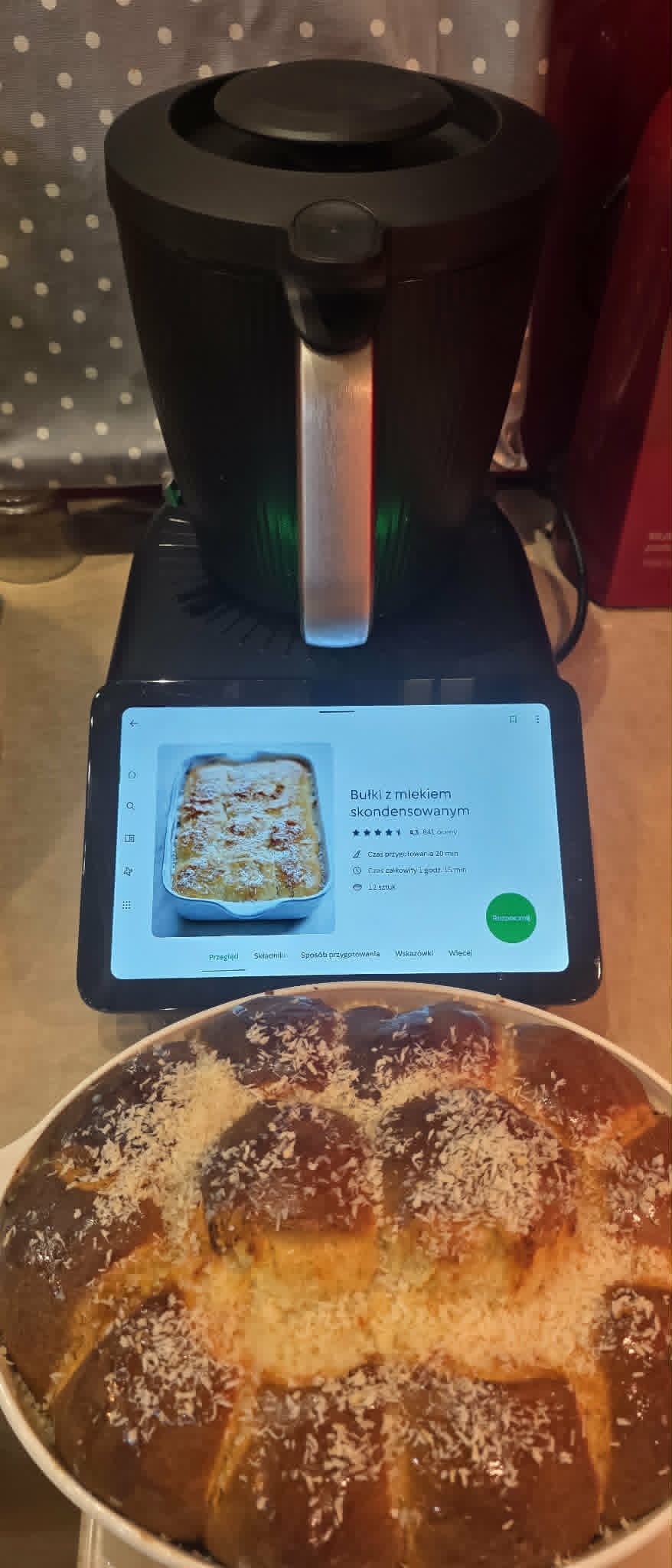 Bułki z mlekiem skondensowanym Thermomix